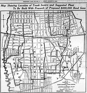 Freeport, NY 1921 map
