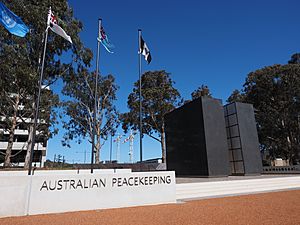 General view of the Australian Peacekeeping Memorial October 2017.jpg