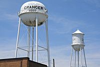 Granger Iowa 20090607 Water Towers