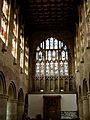 Great Malvern Priory - Columns and West Window