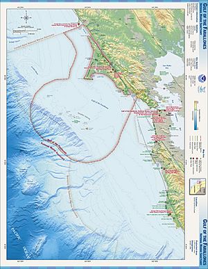 Gulf of the Farallones NMS map