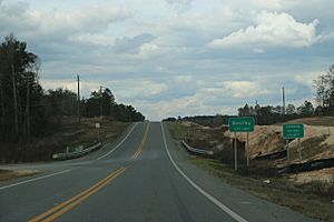 Holmes County FL sign at Bonifay on SR79