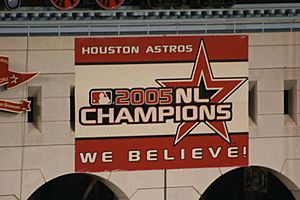 Houston Astros 2005 NL Championship Banner