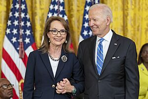 Joe Biden presents the Medal of Freedom to Gabby Giffords (52308218001)