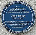 John Davis plaque in Dartmouth