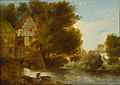 John Webber's oil painting 'Abbey Mill, Shrewsbury'