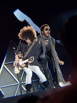 Lenny Kravitz - Craig Ross - Rock in Rio Madrid 2012 - 02