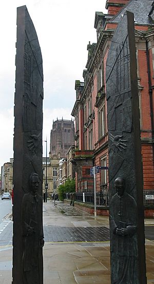Liverpool bishops sculpture
