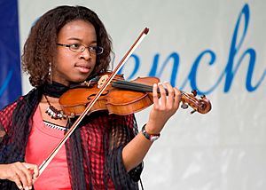 Madleen Gratien au violon 2010