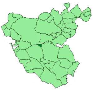Location of Paterna de Rivera