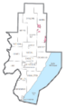 Menominee County, MI census map