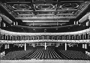 Metropolitan Opera House, Philadelphia - View from the stage - The Victrola book of the opera