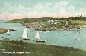 Monhegan Harbor in 1909