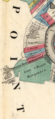 Morganzia on Norman's chart of the lower Mississippi River in 1858