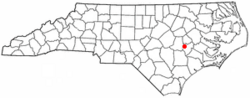 Location of La Grange, North Carolina