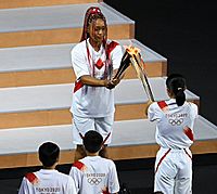 Naomi Osaka Olympic Flame 2020 Summer Olympics