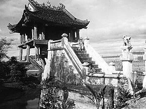 One Pillar Pagoda, Hanoi (April 1896) Firmin-André Salles