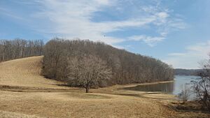 Open land at Cherokee SP