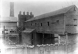 Oxford Furnace, exterior north and west elevations
