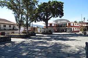 Main plaza of Ihuatzio