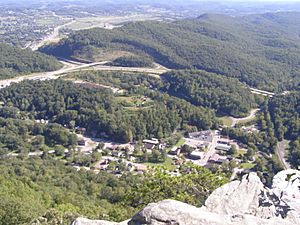 Cumberland Gap, as viewed from the Pinnacle Overlook