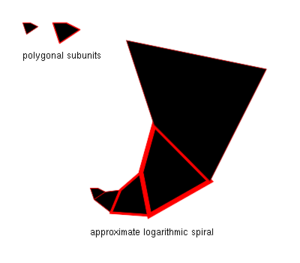 Polygon spiral