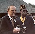 Prince Bernhard and Mobutu Sese Seko 1973