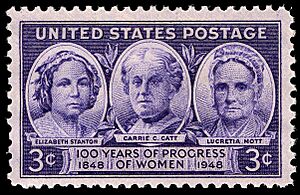 Progress of Women issue of 1948, 3c