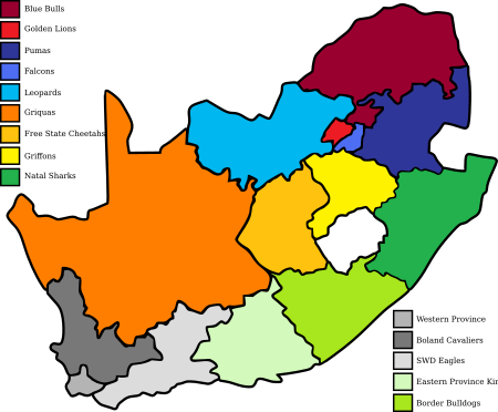 Provincial rugby unions of South Africa