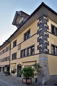 Rapperswil - Marktgasse - Marianne Ehrmann - Haus zum Goldenen Adler 2015-05-27 18-24-46