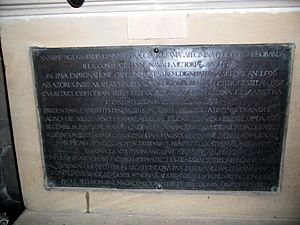 Richard Leveson memorial inscription 02 Wolverhampton St Peters