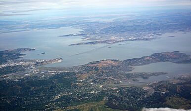 San Francisco Bay from the air in May 2010 01