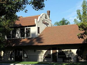 San Pedro, Los Angeles, & Salt Lake RR Depot, east face