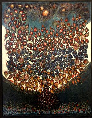 Senlis (60), musée d'art et d'archéologie, Séraphine Louis, L'arbre de vie (1928)