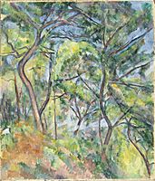 Sous-bois, par Paul Cézanne, LACMA AC1992.161.1