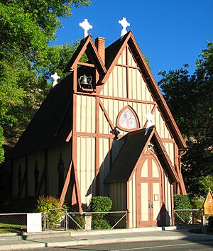 St Thomas Episcopal Church view SE - Canyon City Oregon