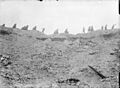 Troops passing Lochnagar Crater Oct 1916 IWM Q 1479