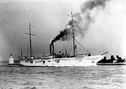 USS Essex (1876) in 1913