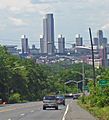 US 9 & 20 approaching Albany from Rensselaer