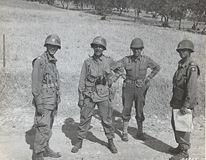 US Army General Matthew Ridgway, Ribera, Sicily, 25 July 1943