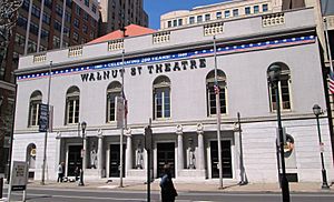 Walnut Street Theatre from east