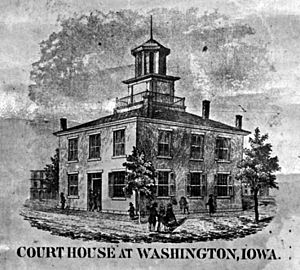 Washington Iowa Courthouse1858
