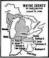 Wayne County by proclamation 1796