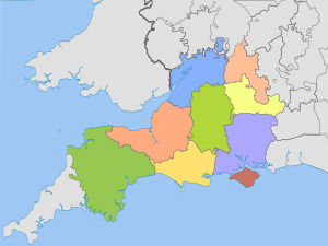 Wessex Regionalists Map