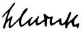 Wolfgang Schäuble Signature