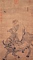 Zhang Lu-Laozi Riding an Ox
