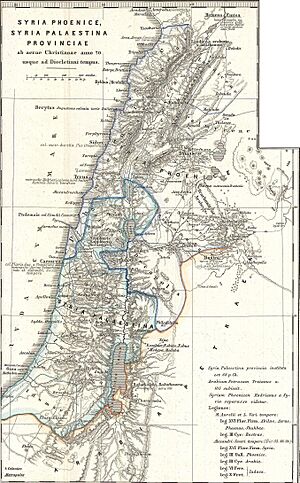 1865 Spruner Map Israel or Palestine post 70 AD