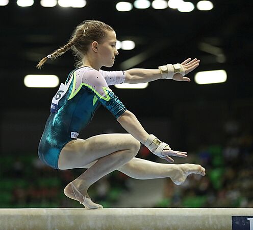 2019-06-30 1st FIG Artistic Gymnastics JWCH Women's Apparatus finals Balance beam (Martin Rulsch) 327