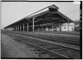 3-4 VIEW OF TRAINSHED LOOKING SOUTHEAST - Louisville and Nashville Railroad, Union Station Train Shed, Water Street, opposite Lee Street, Montgomery, Montgomery County, AL HAER ALA,51-MONG,23A-4
