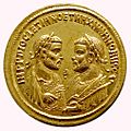 5 Aurei, Diocletian and Maximianus Herculius, Elephantenquadriga, Rome, 287 AD - Bode-Museum - DSC02724